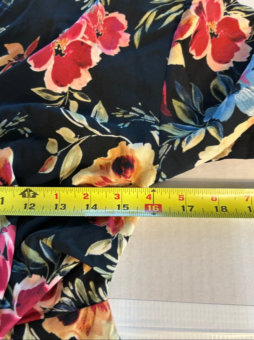 NWT Bershka Tropical Floral Faux Wrap Mini Dress Size Small